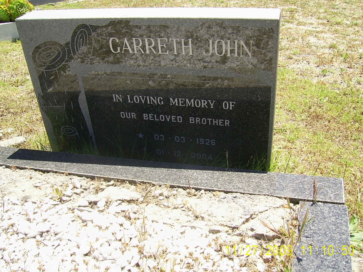 JOHN Garreth 1926-2004