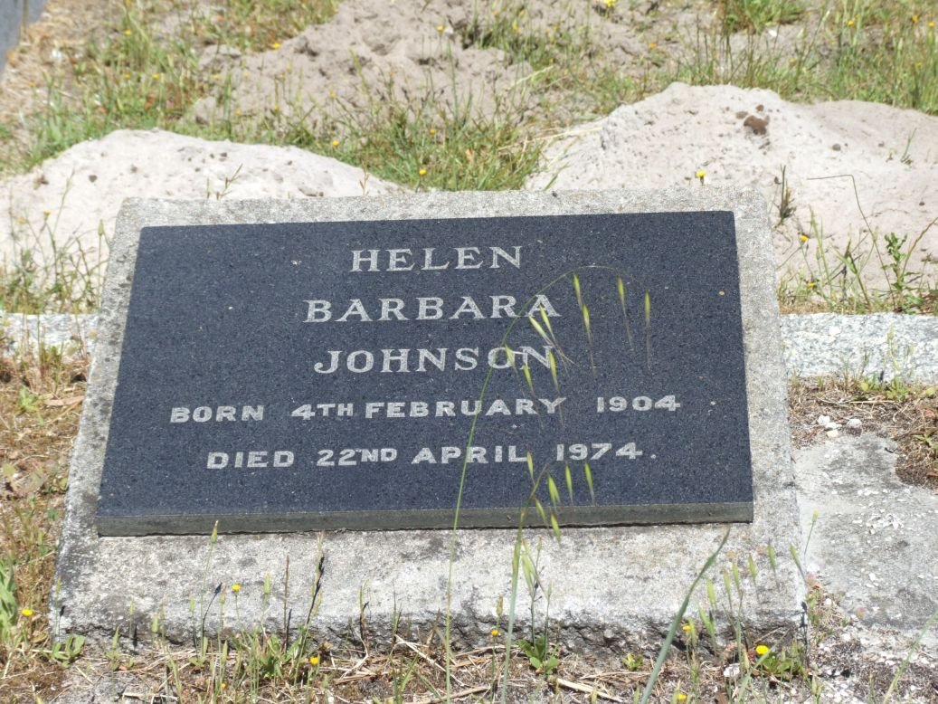 JOHNSON Helen Barbara 1904-1974