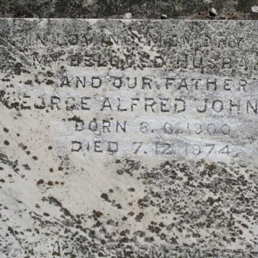 JOHNSON George Alfred 1900-1974