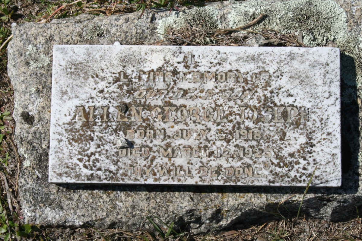 JOSEPH Allen George 1918-1925