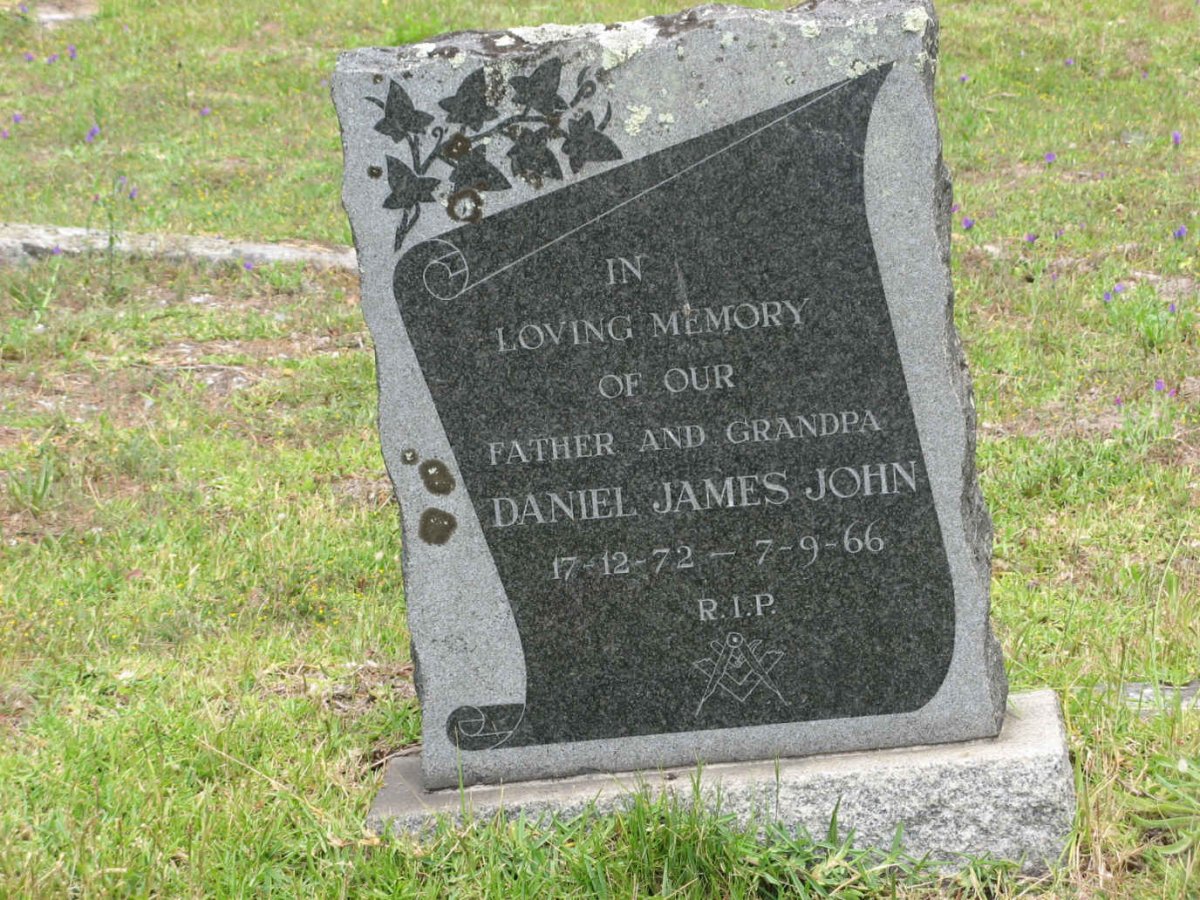 JOHN Daniel James 1872-1966