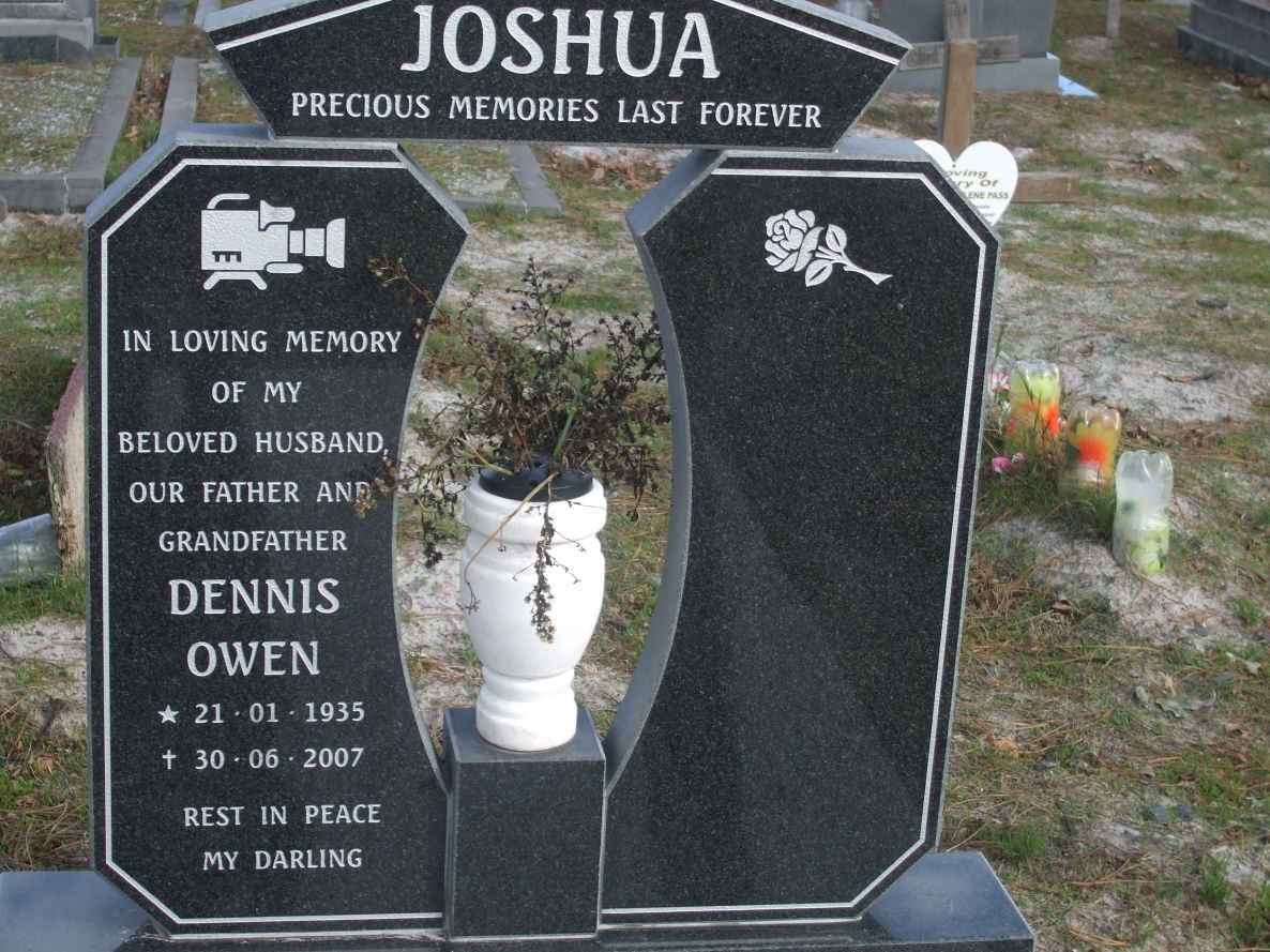 JOSHUA Dennis Owen 1935-2007