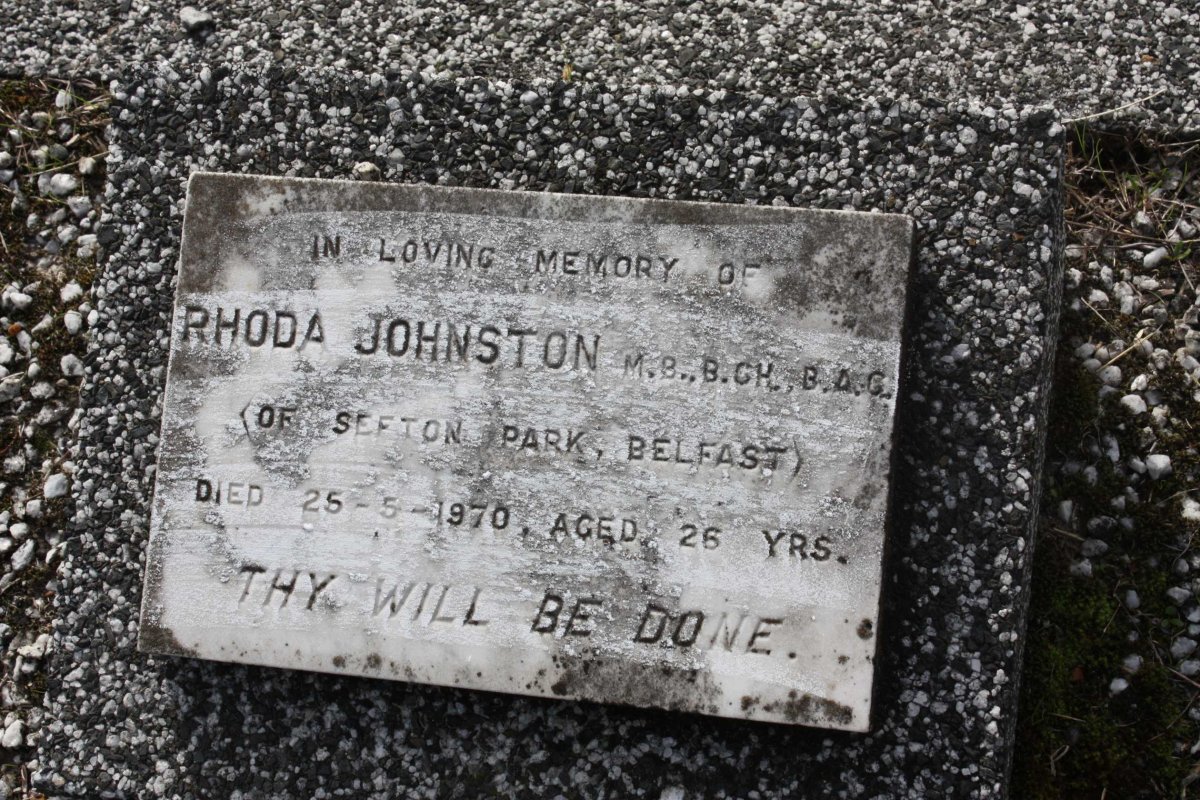 JOHNSTON Rhoda -1970