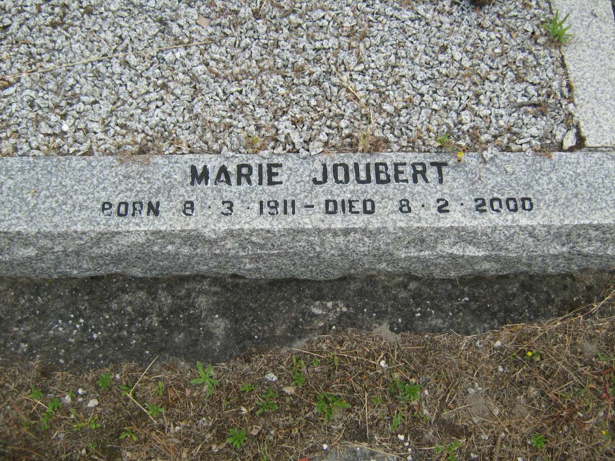 JOUBERT Marie 1911-2000