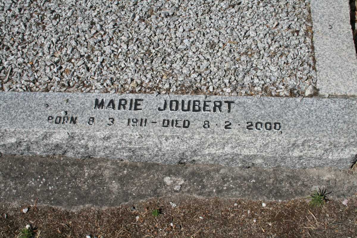 JOUBERT Marie 1911-2000