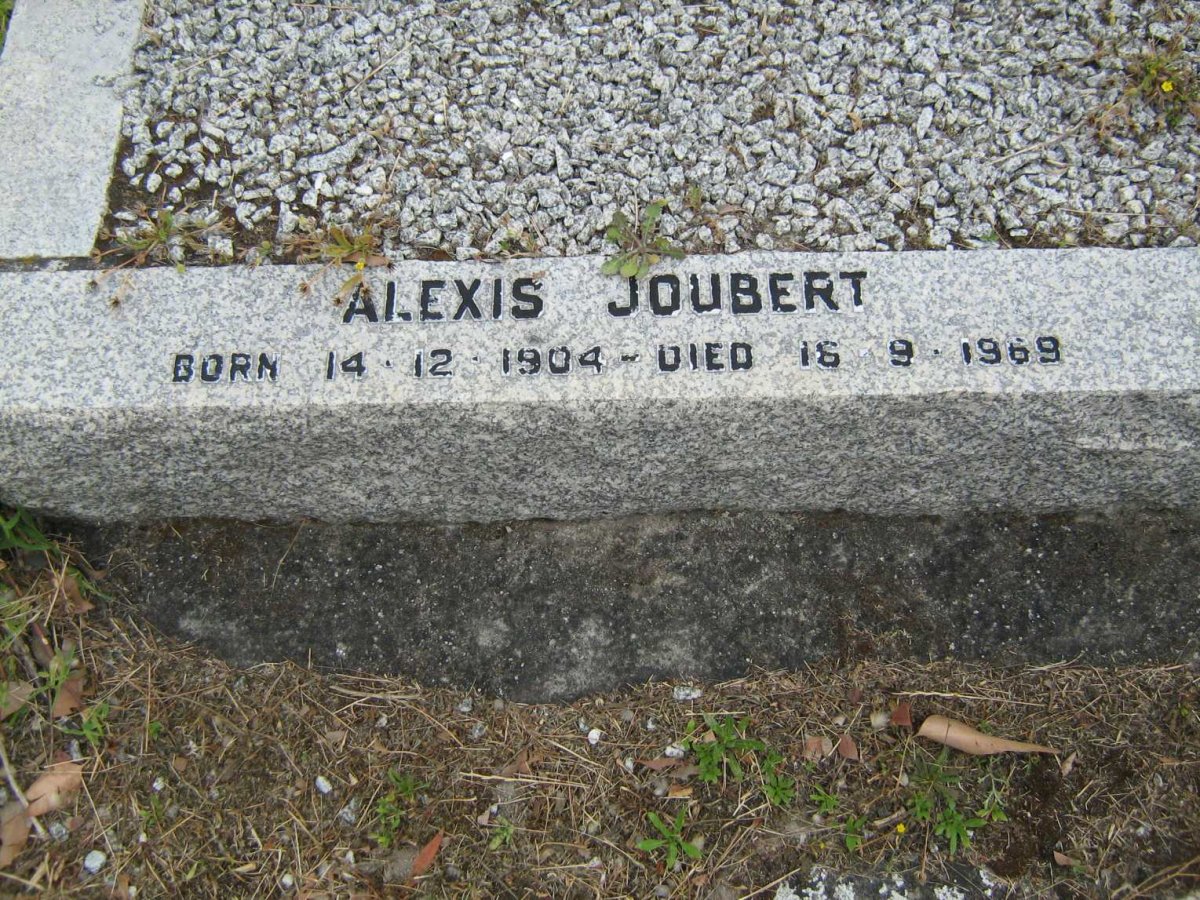 JOUBERT Alexis 1904-1969