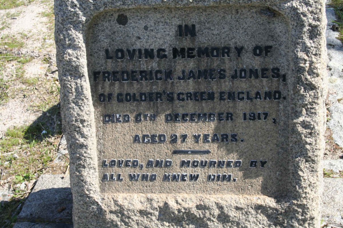 JONES Frederick James -1917