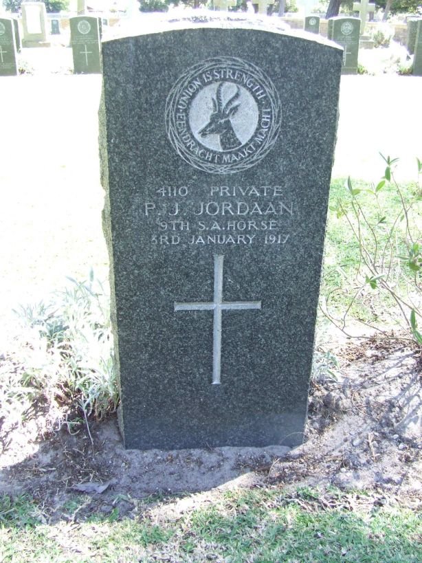 JORDAAN P.J. -1917