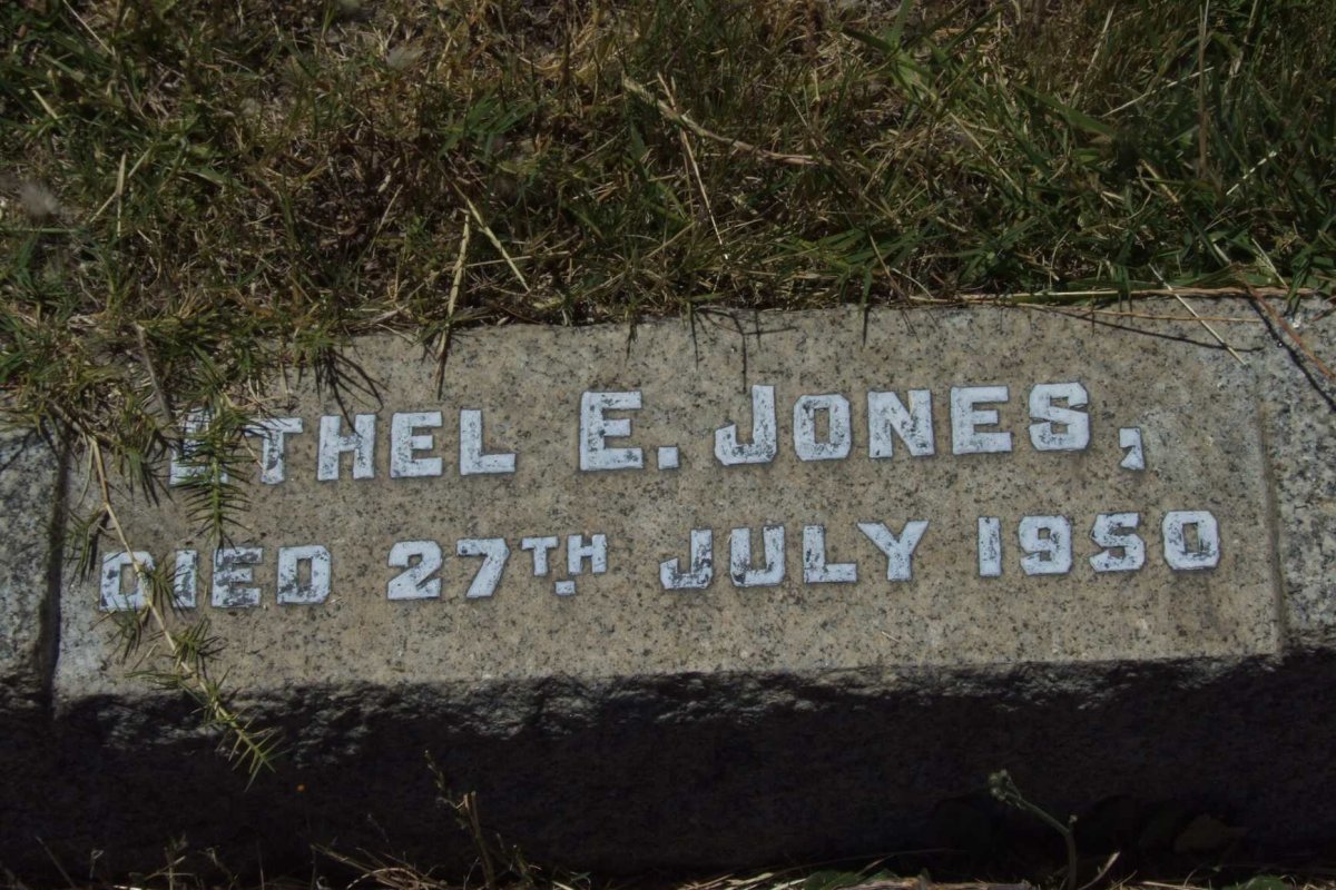 JONES Ethel E. -1950