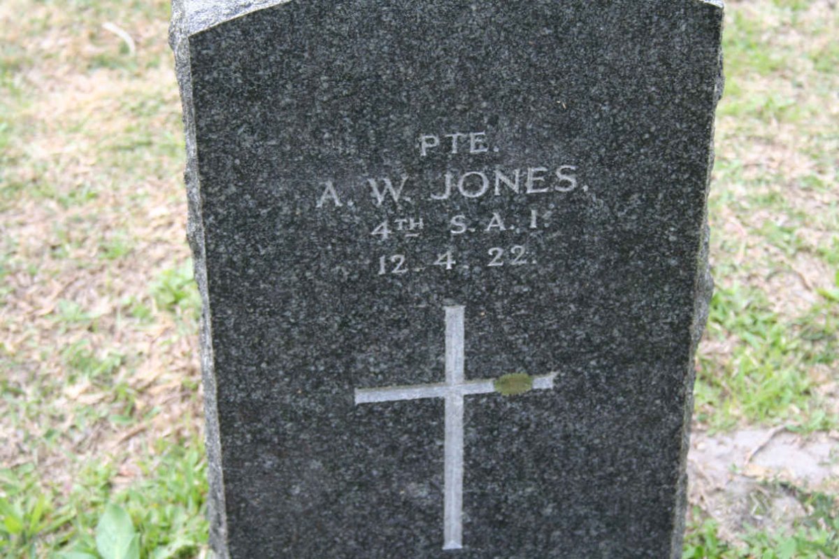 JONES A.W. -1922