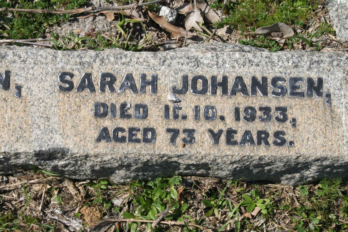 JOHANSEN Sarah -1933
