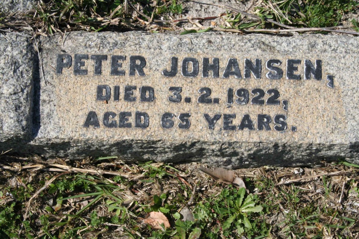 JOHANSEN Peter -1922