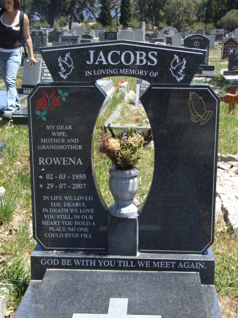 JACOBS Rowena 1950-2007