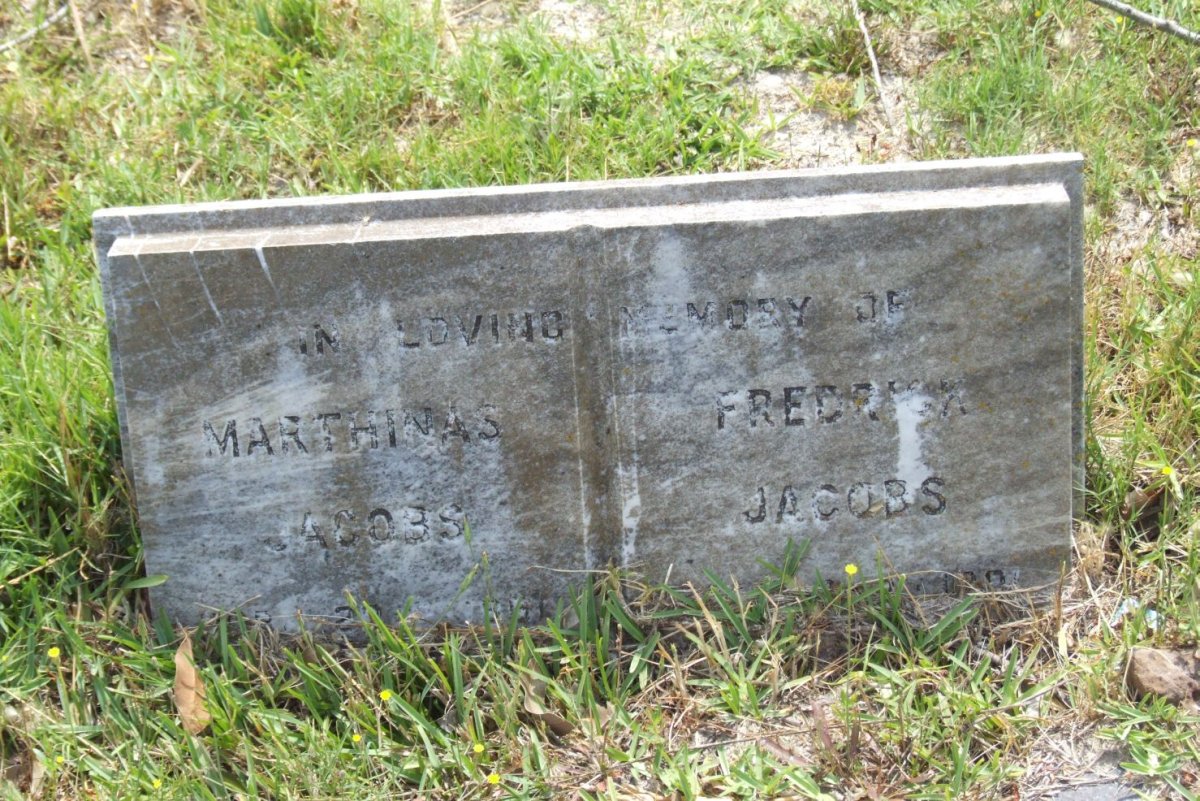 JACOBS Marthinas ? :: JACOBS Fredrick ?