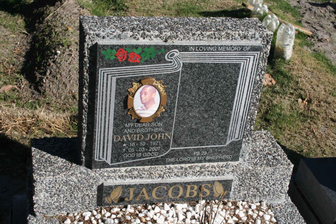 JACOBS David John 1971-2007