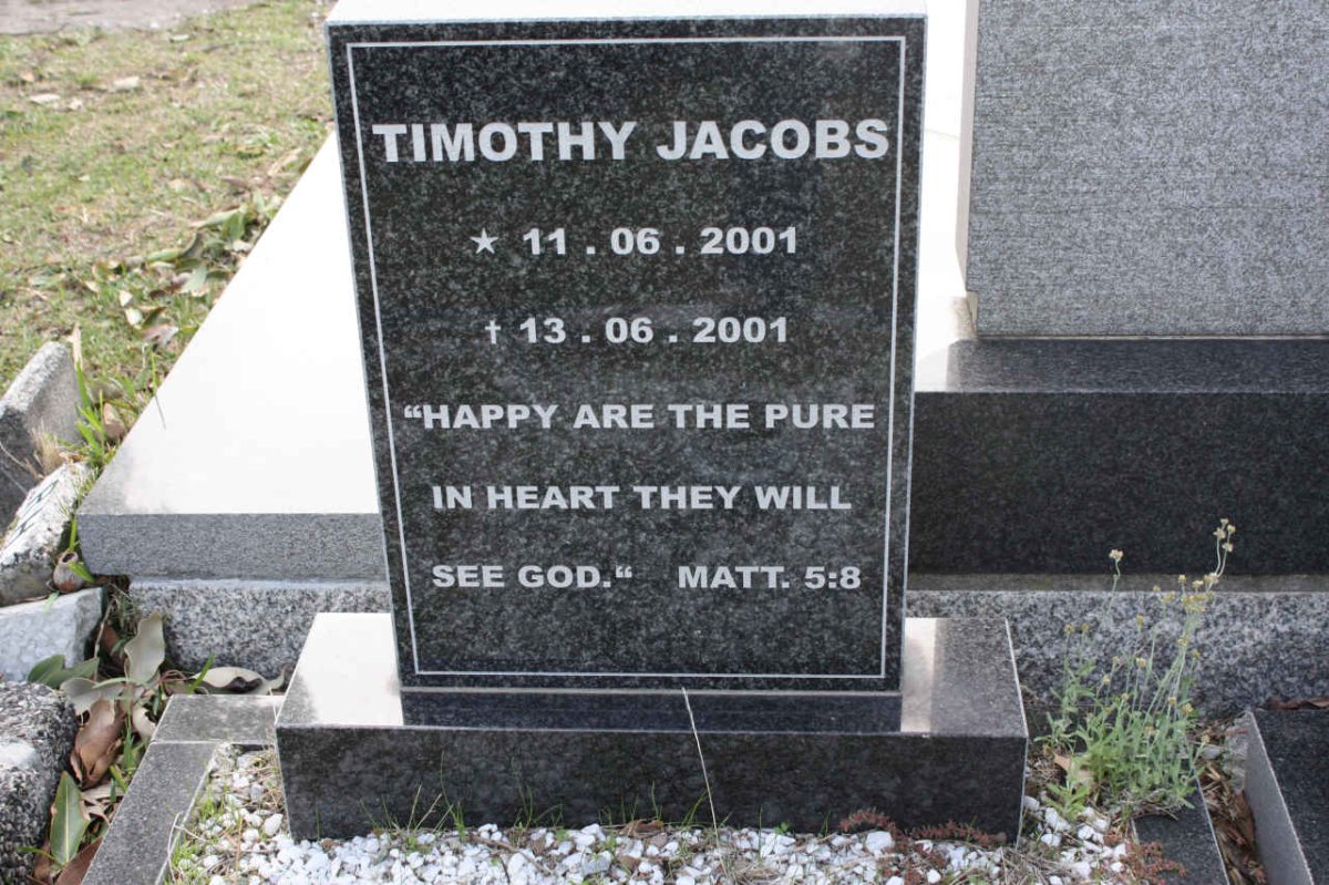 JACOBS Timothy 2001-2001