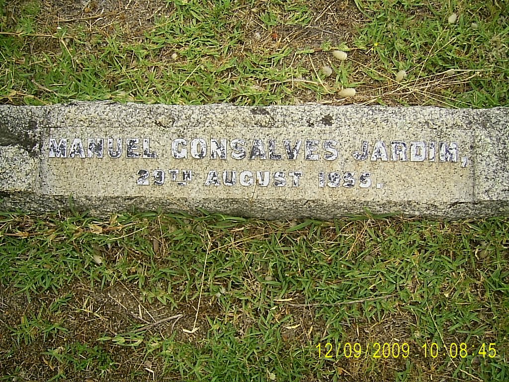 JARDIM Manuel Gonsalves -1955