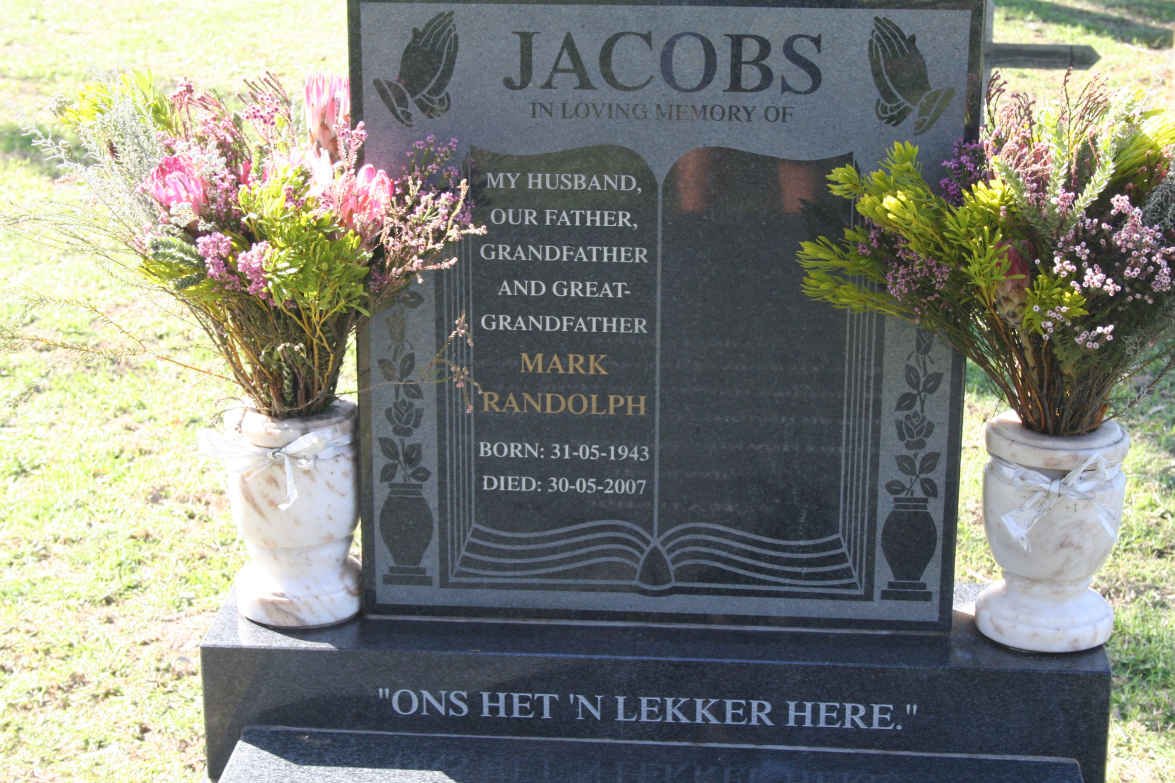 JACOBS Mark Randolph 1943-2007