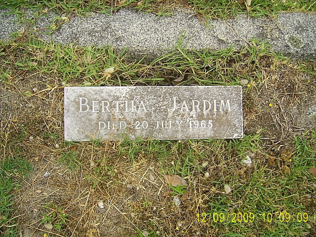 JARDIM Bertha -1965