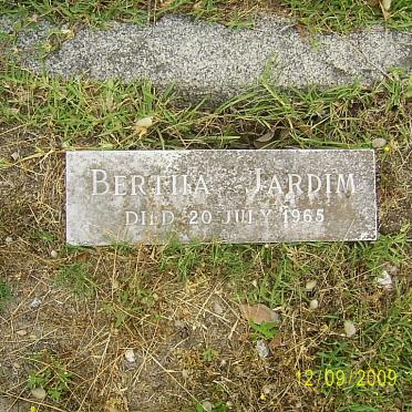 JARDIM Bertha -1965