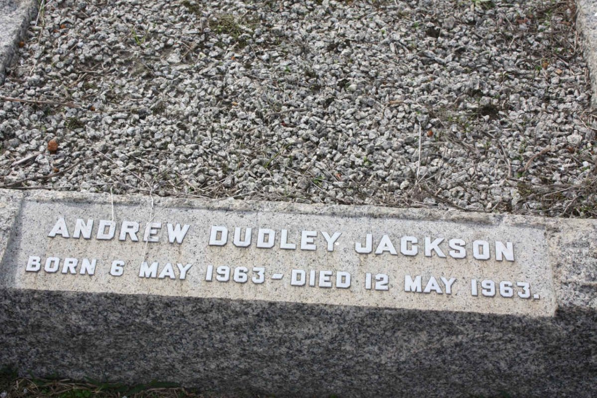 JACKSON Andrew Dudley 1963-1963