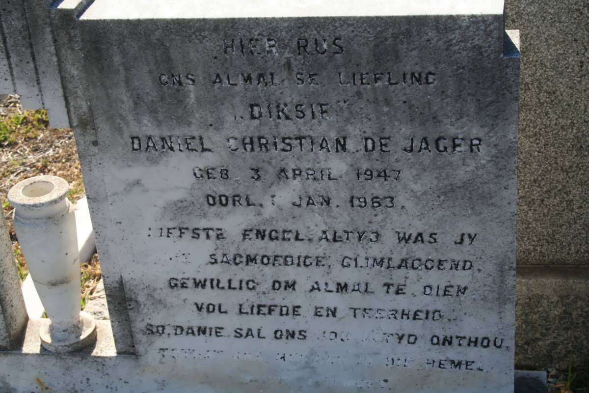 JAGER Daniel Christian, de 1947-1963