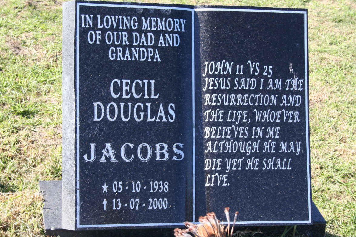 JACOBS Cecil Douglas 1938-2000