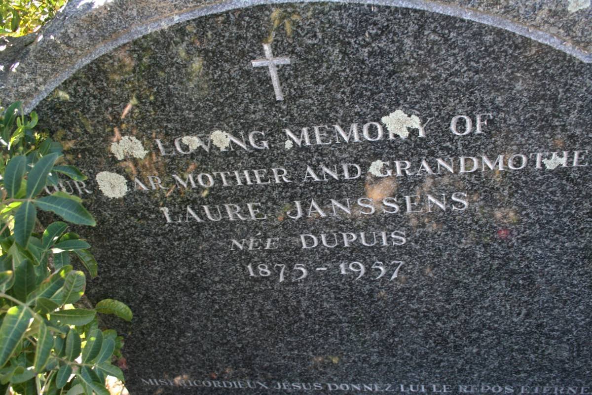 JANSSENS Laure nee DUPUIS 1875-1957