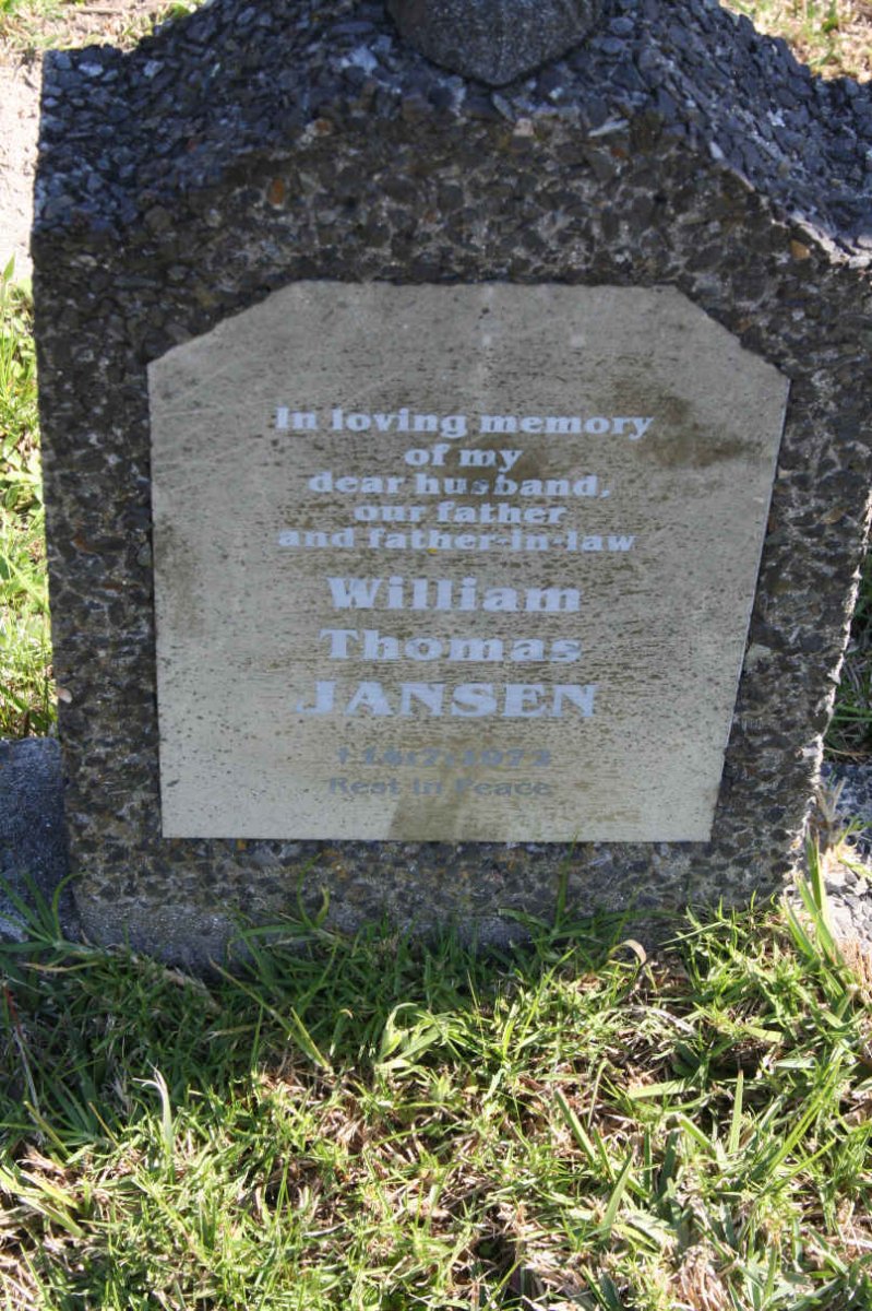 JANSEN William Thomas -1972