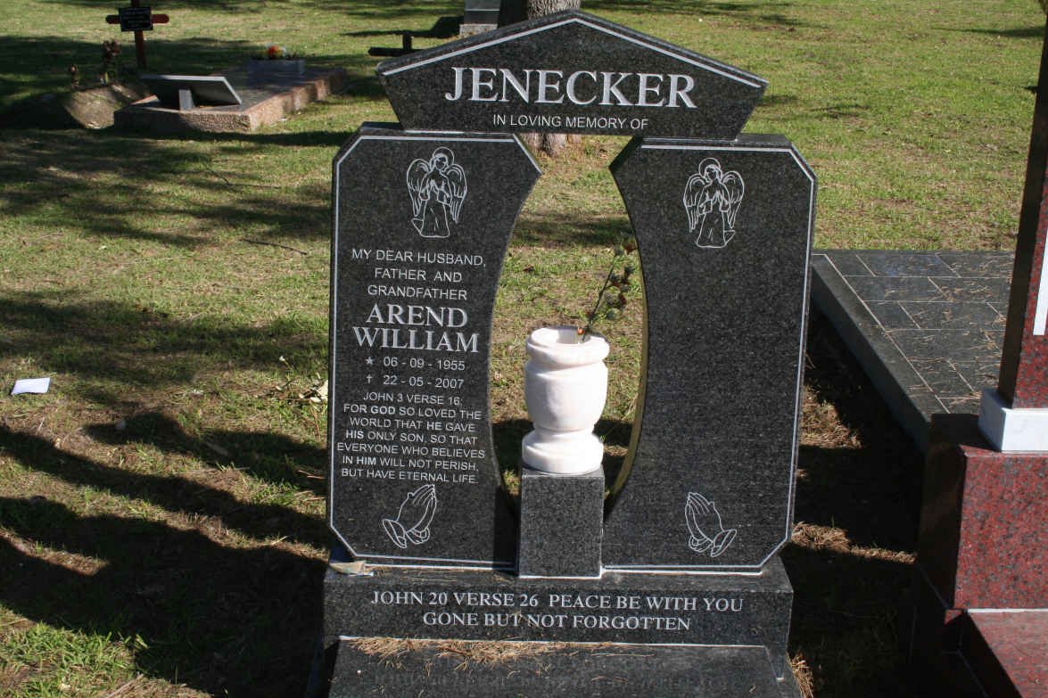 JENECKER Arend William 1955-2007