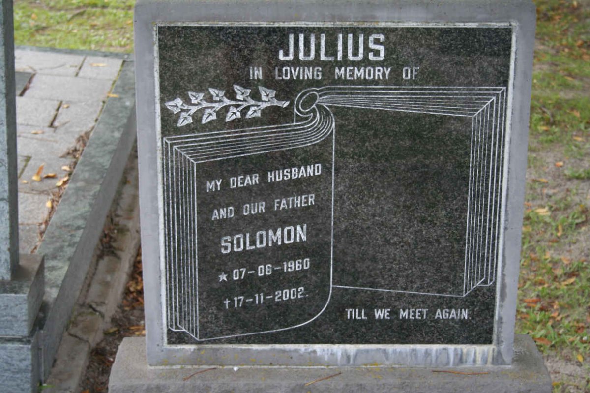 JULIUS Solomon 1960-2002