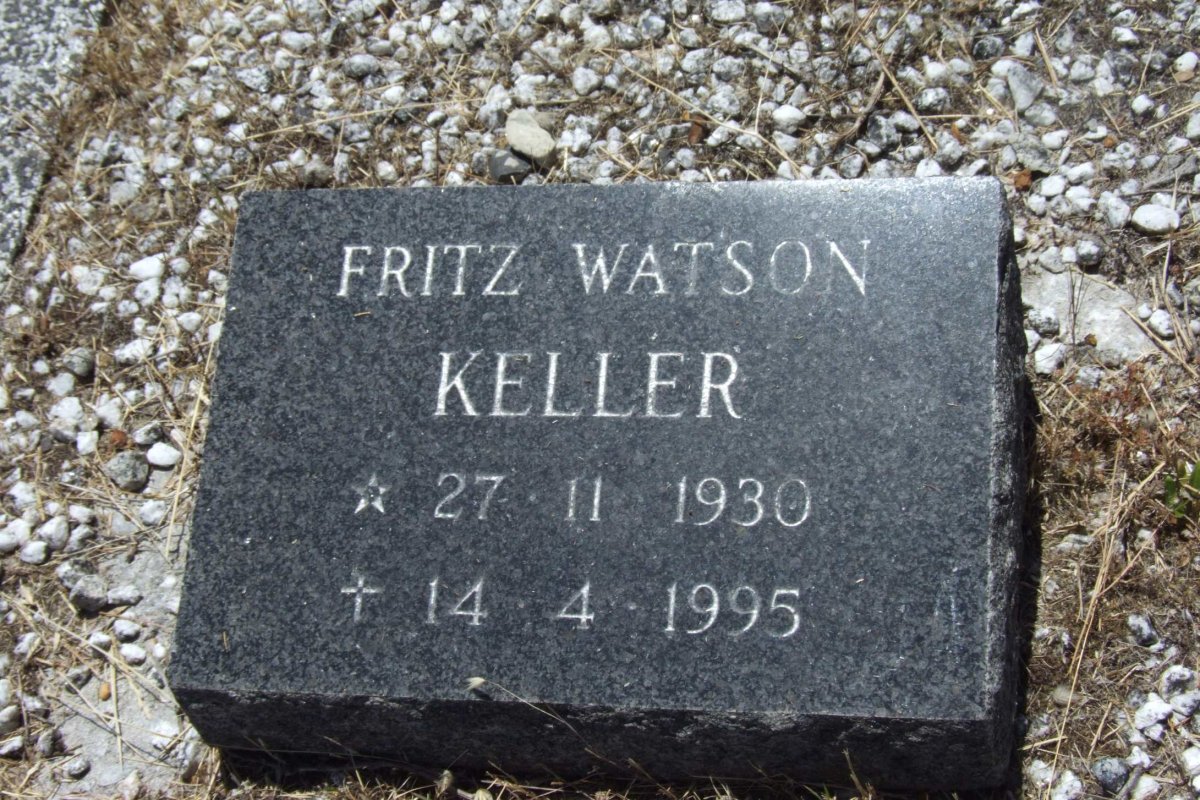 KELLER Fritz Watson 1930-1995