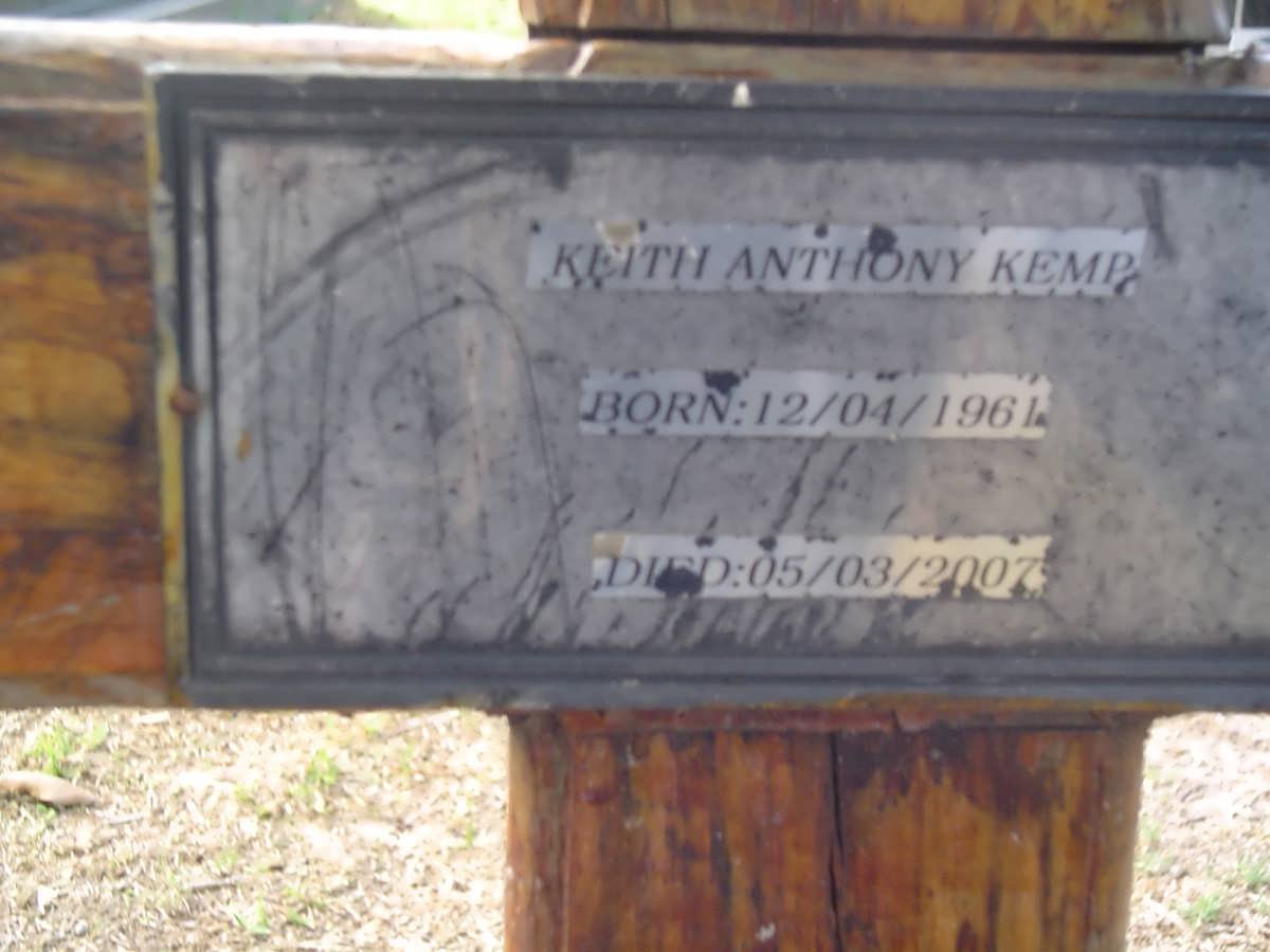 KEMP Keith Anthony 1961-2007