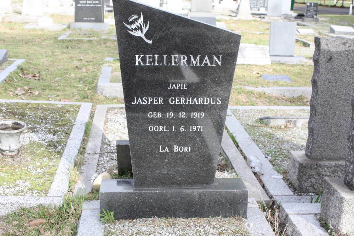 KELLERMAN Jasper Gerhardus 1919-1971