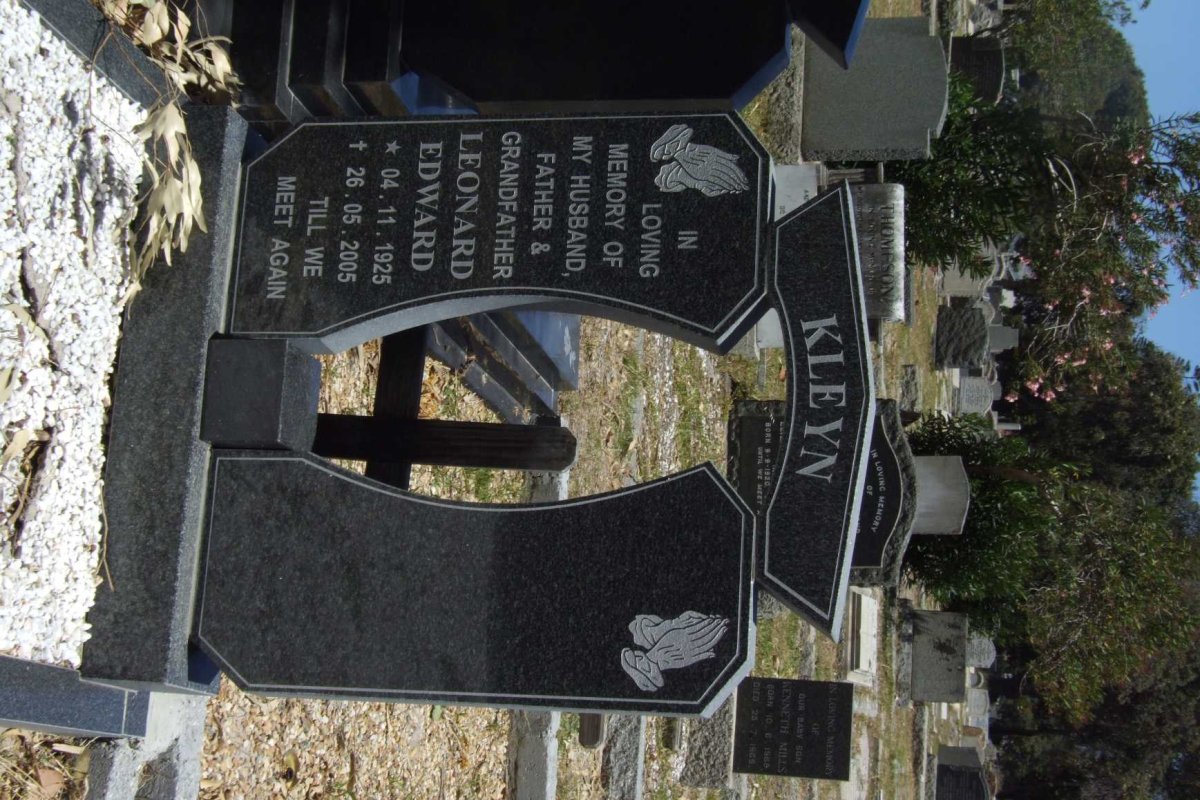 KLEYN Leonard Edward 1925-2005