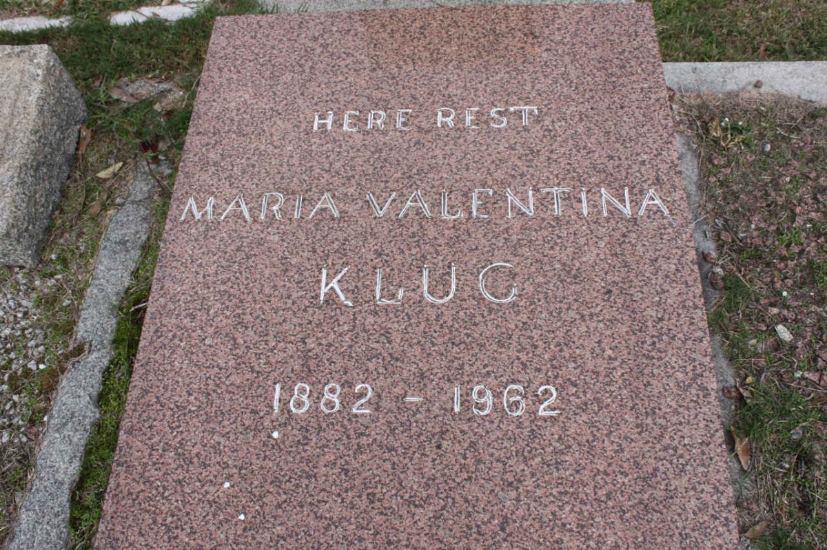 KLUG Maria Valentia 1882-1962