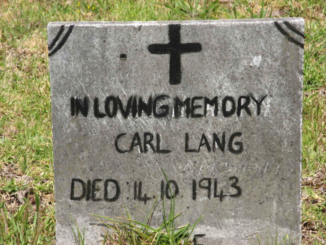 LANG Carl -1943