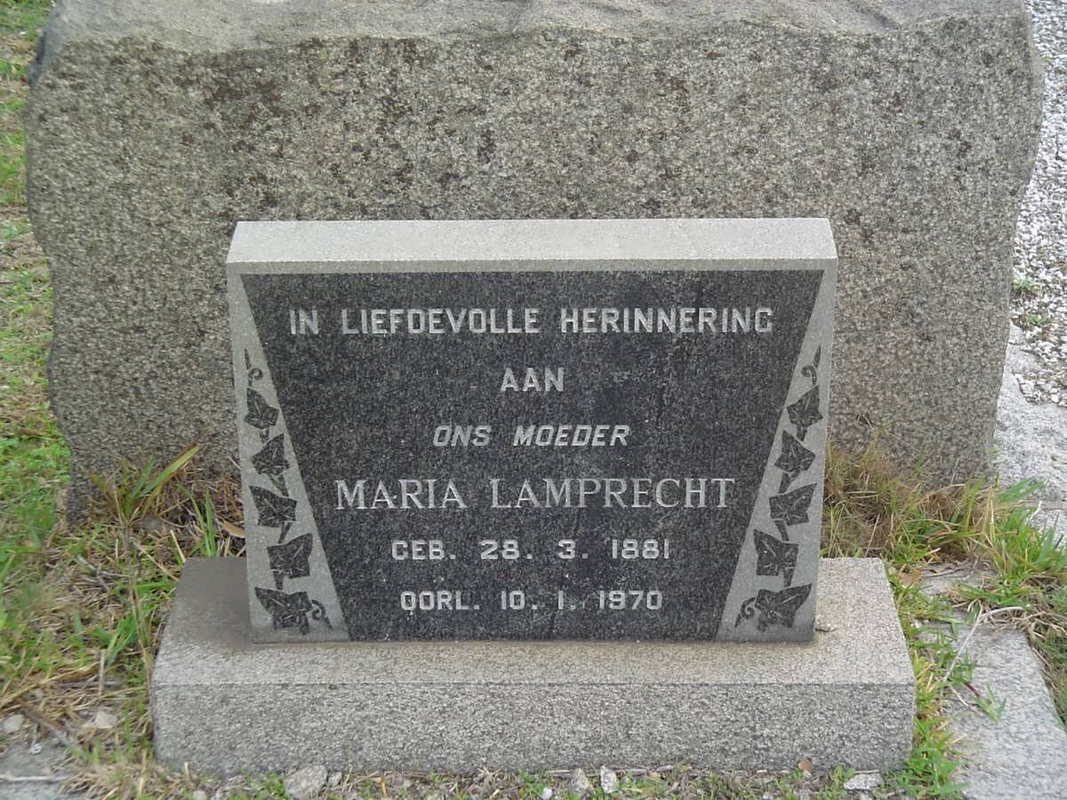 LAMPRECHT Maria 1881-1970