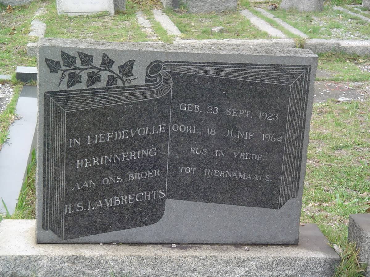 LAMBRECHTS H.S. 1923-1964