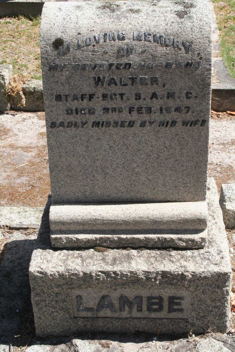 LAMBE Walter -1947