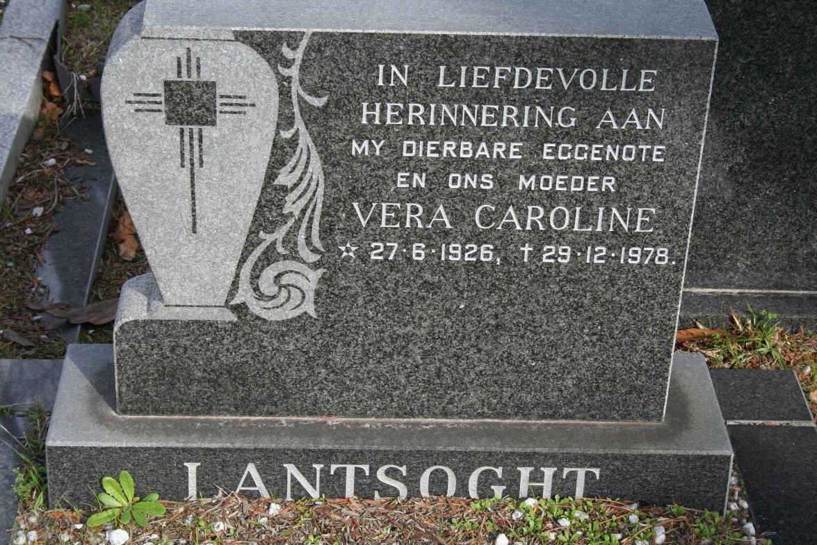 LANTSOGHT Vera Caroline 1926-1978