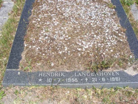 LANGENHOVEN Hendrik 1958-1961