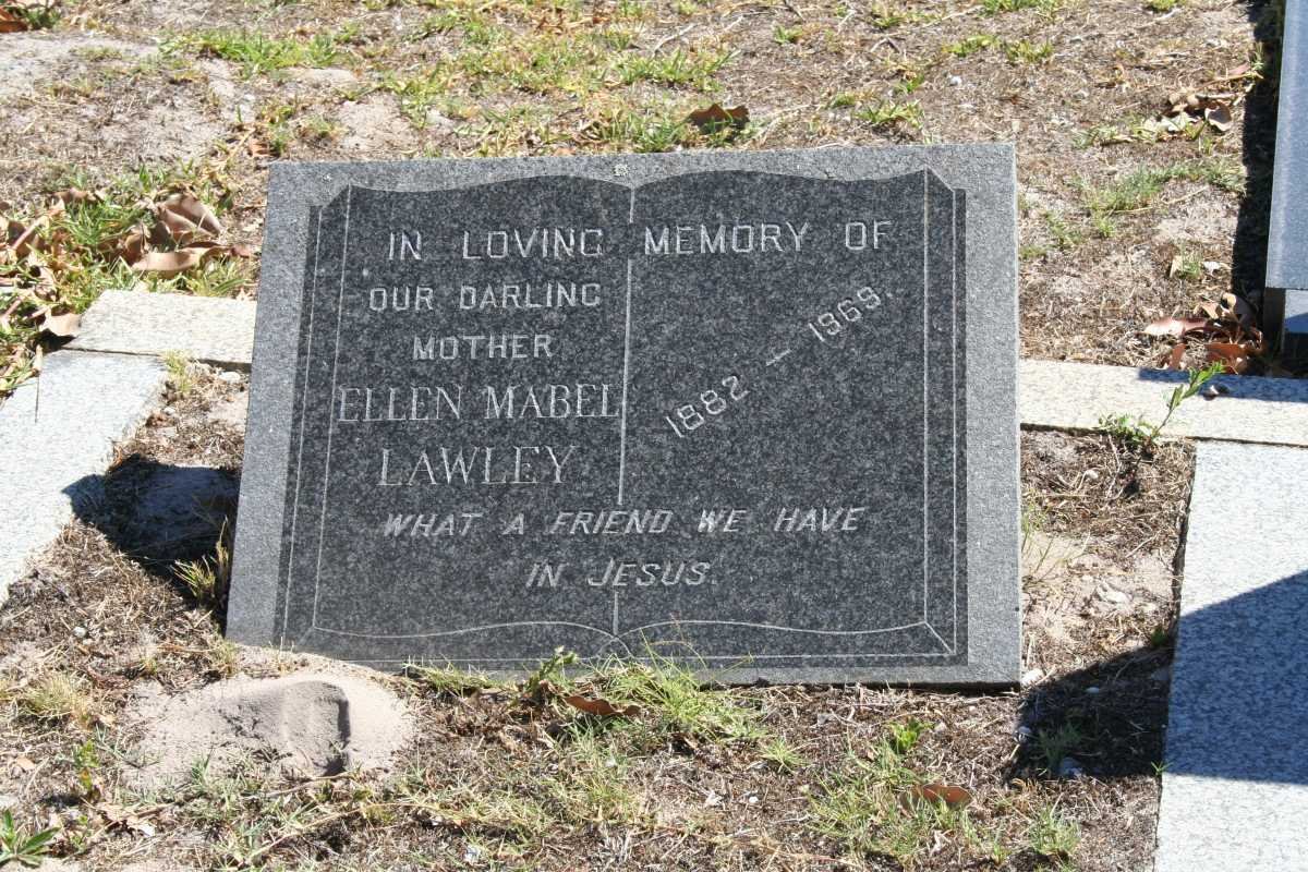 LAWLEY Ellen Mabel 1882-1969