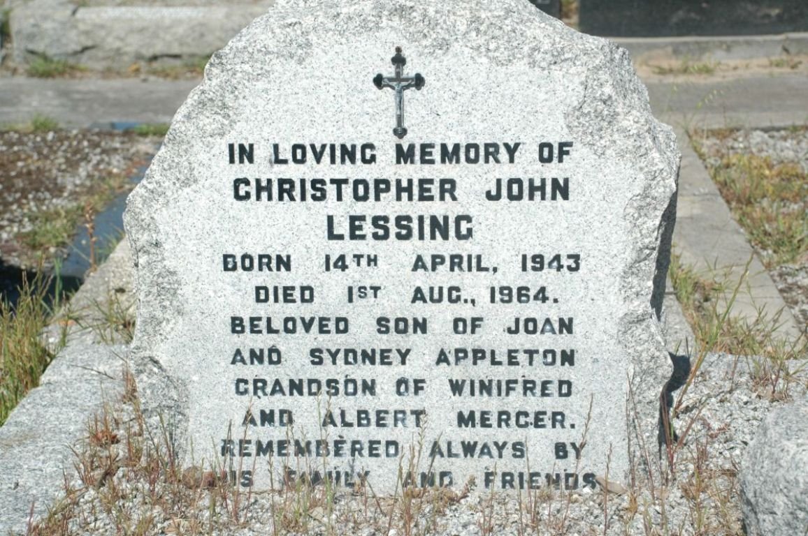 LESSING Christopher John 1943-1964