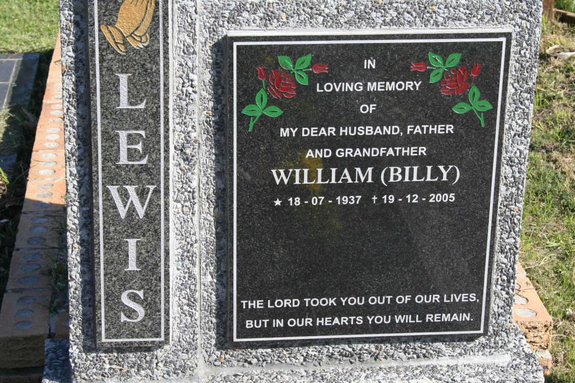 LEWIS William 1937-2005