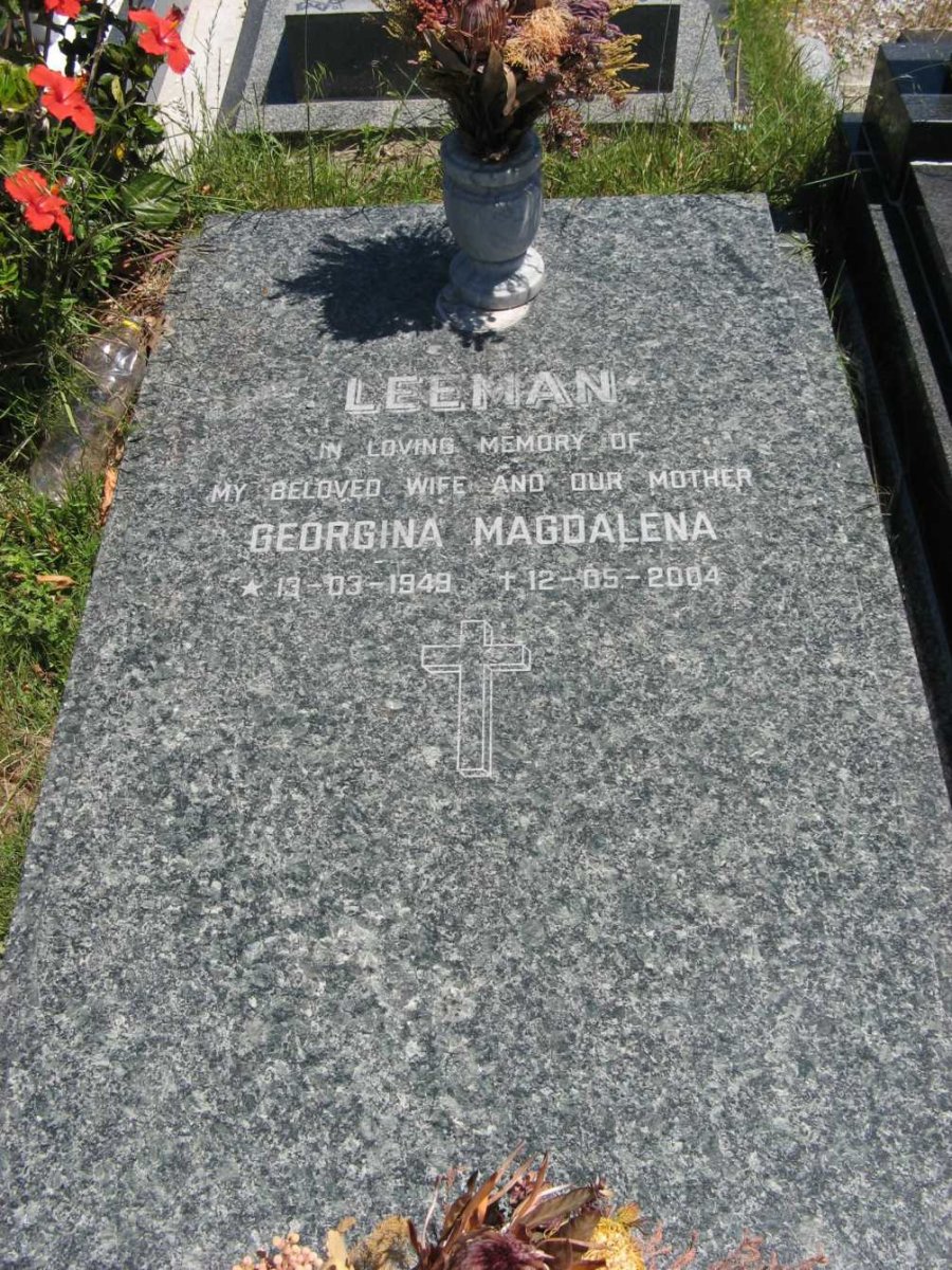 LEEMAN Georgina Magdalena 1949-2004