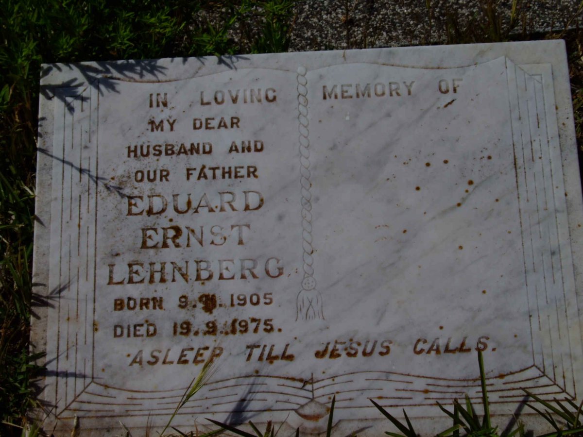 LEHNBERG Eduard Ernst 1905-1975