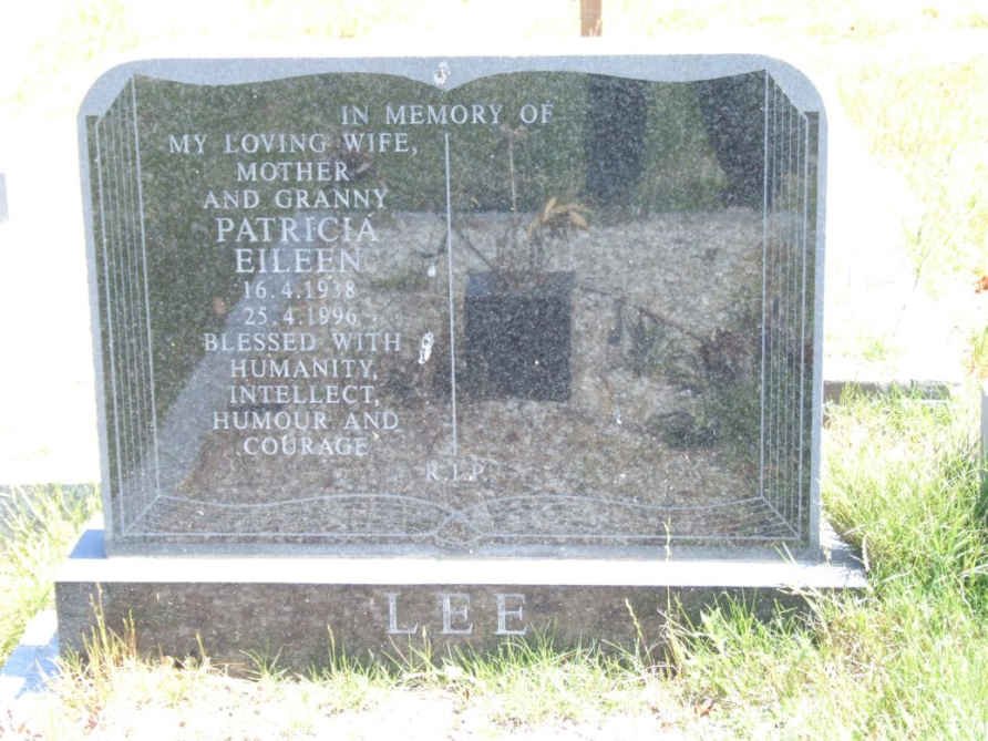 LEE Patricia Eileen 1938-1996