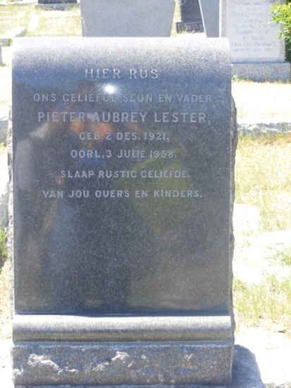 LESTER Pieter Aubrey 1921-1958