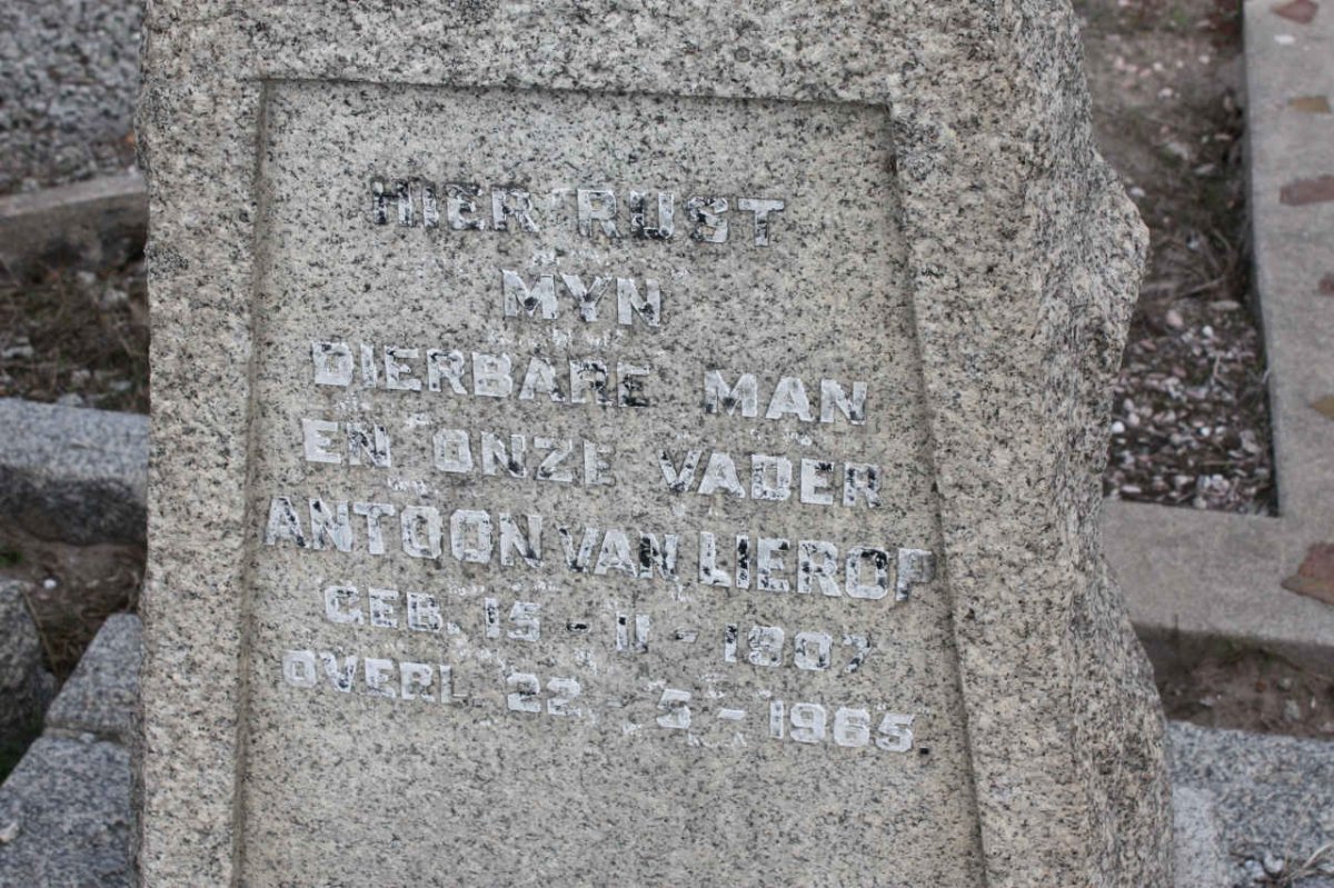LIEROP Antoon, van 1907-1965